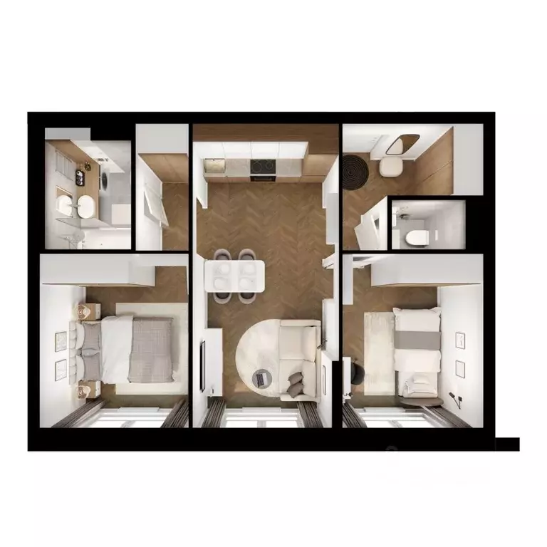 2-к кв. Московская область, Ленинский городской округ, Боброво пгт ... - Фото 1