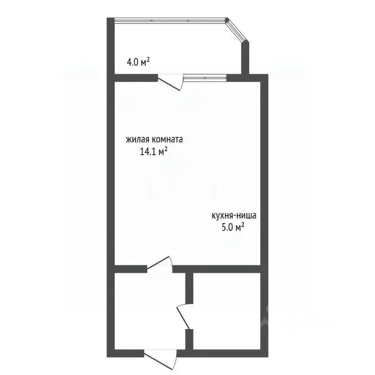 Студия Амурская область, Благовещенский район, с. Чигири ул. Красивая, ... - Фото 2