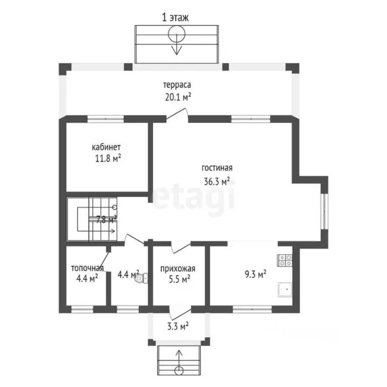 Дом в Калужская область, Малоярославецкий муниципальный округ, ... - Фото 2