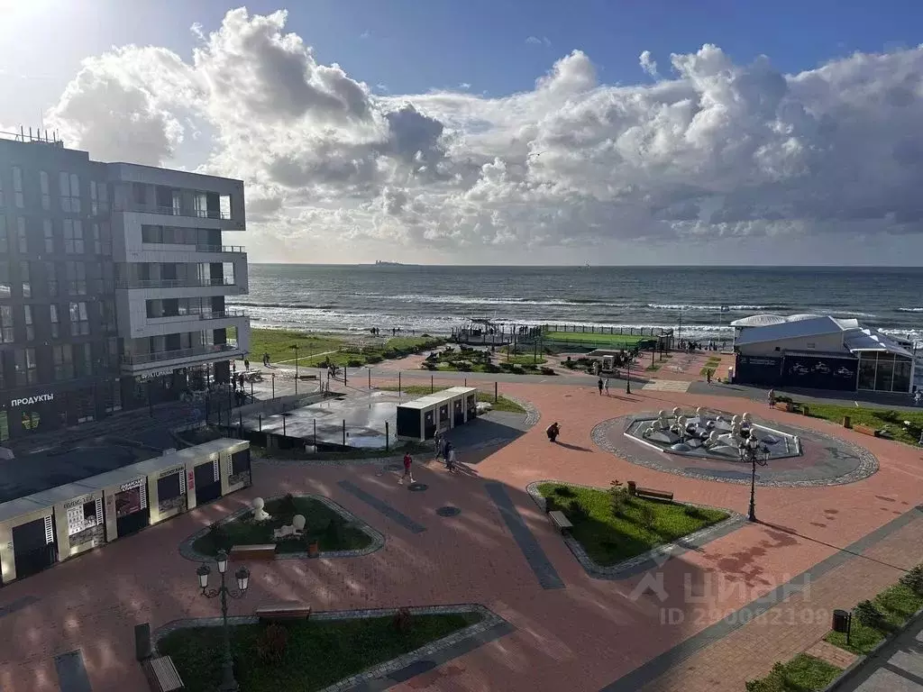 1-к кв. Калининградская область, Зеленоградск ул. Гагарина, 85к2 (55.0 ... - Фото 1