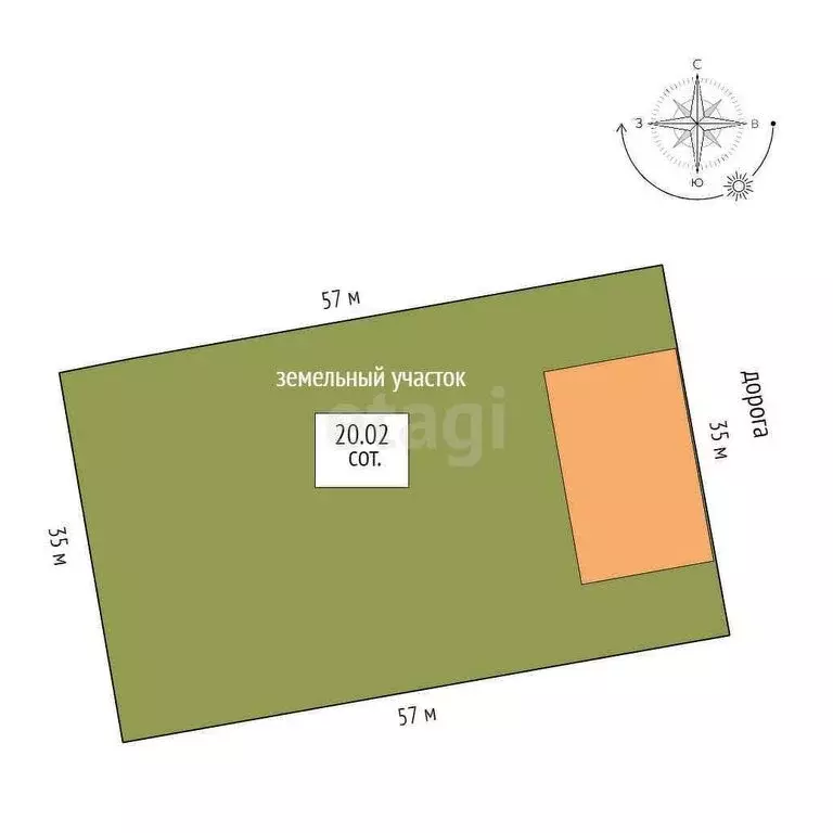 Дом в Ялуторовск, Тополиная улица (402.3 м) - Фото 1