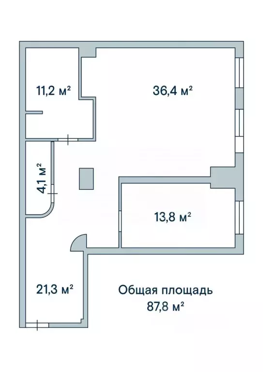 2-к кв. Челябинская область, Челябинск Лесопарковая ул., 7 (87.8 м) - Фото 1