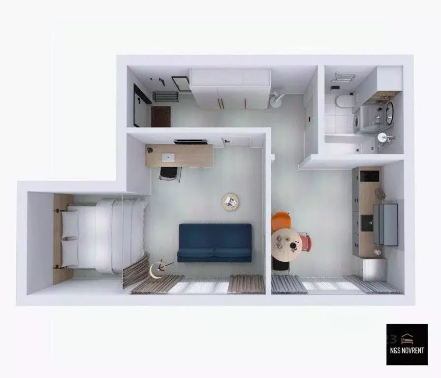 1-к кв. Новгородская область, Великий Новгород Кооперативная ул., 7 ... - Фото 2