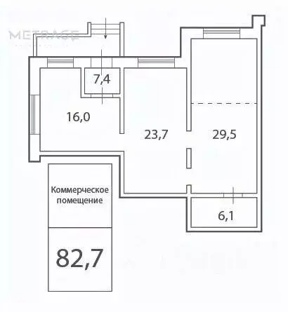 Офис в Новосибирская область, Новосибирск Горский мкр, 67 (78 м) - Фото 1