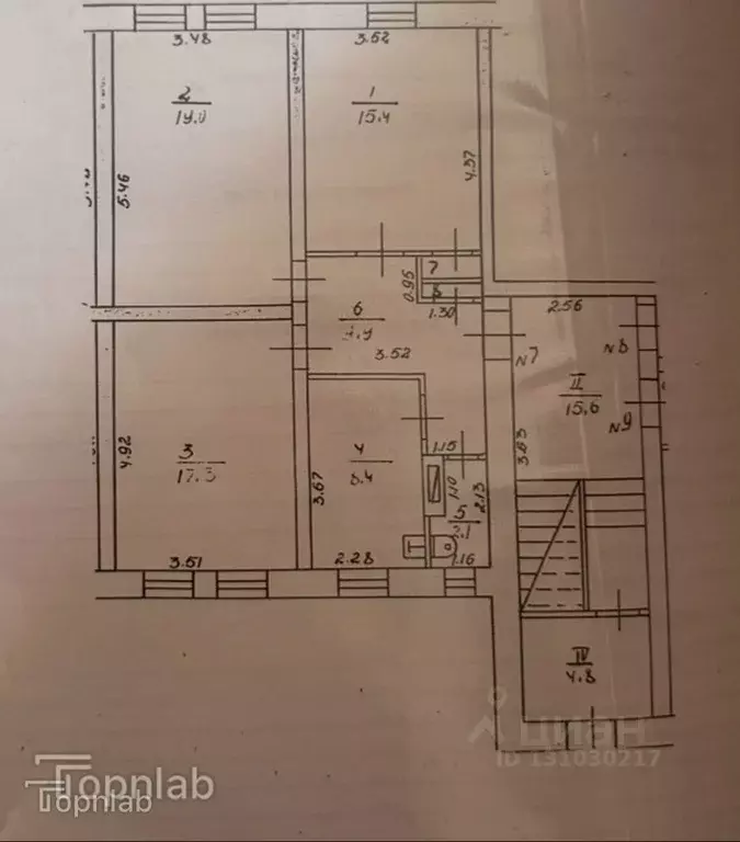 3-к кв. Нижегородская область, Кстово ул. Сутырина, 5 (72.9 м) - Фото 2