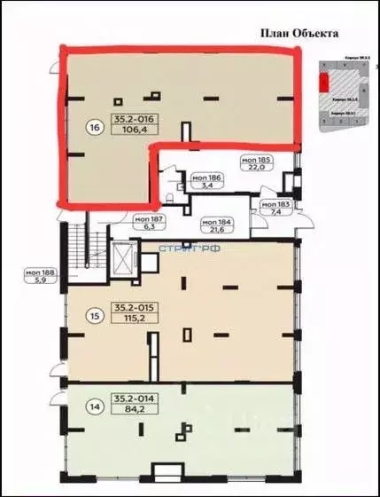 Торговая площадь в Москва Сосенское поселение, просп. Куприна, 1с1 ... - Фото 2