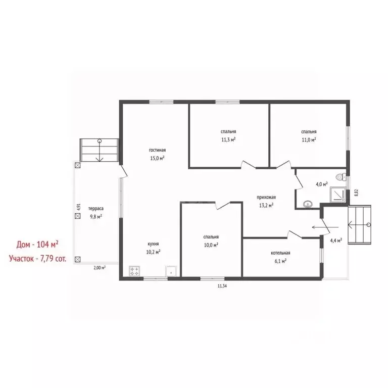 Дом в Свердловская область, Белоярский муниципальный округ, с. ... - Фото 1