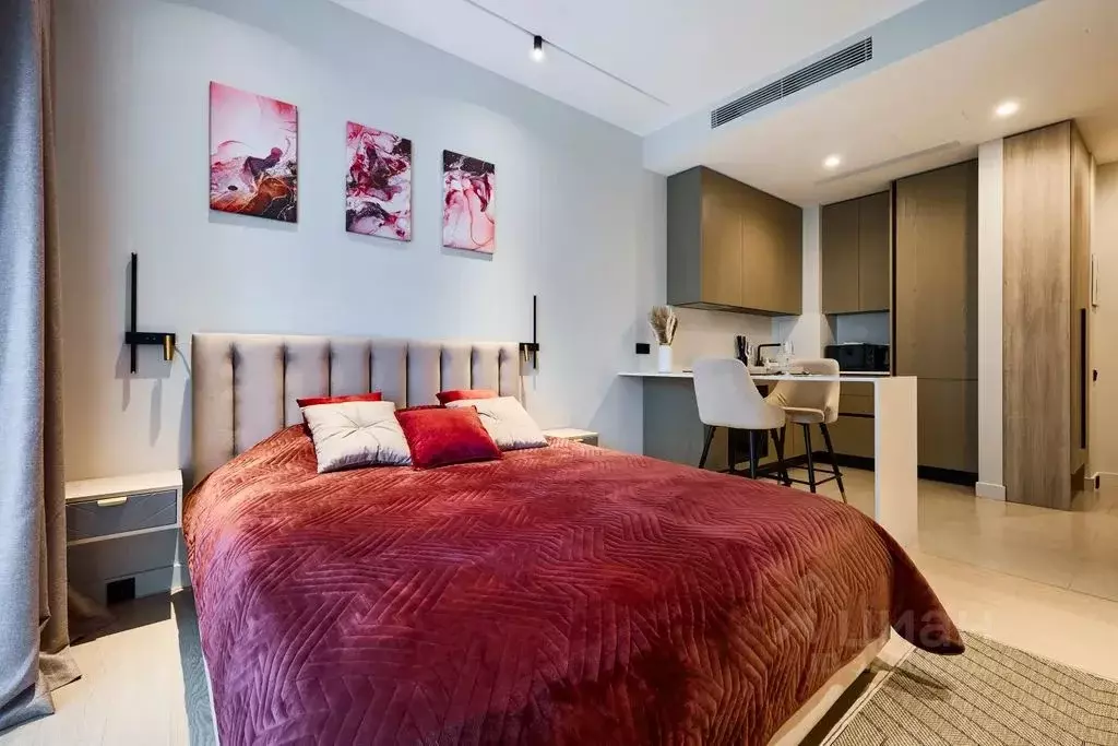 Студия Москва 2-я Хуторская ул., 34 (27.0 м) - Фото 1