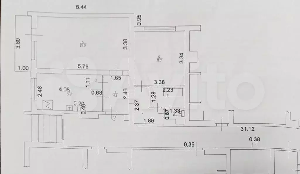 2-к. квартира, 53 м, 1/12 эт. - Фото 0