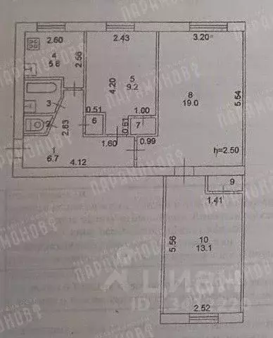 3-к кв. Тверская область, Тверь Вокзальная ул., 6 (58.4 м) - Фото 1