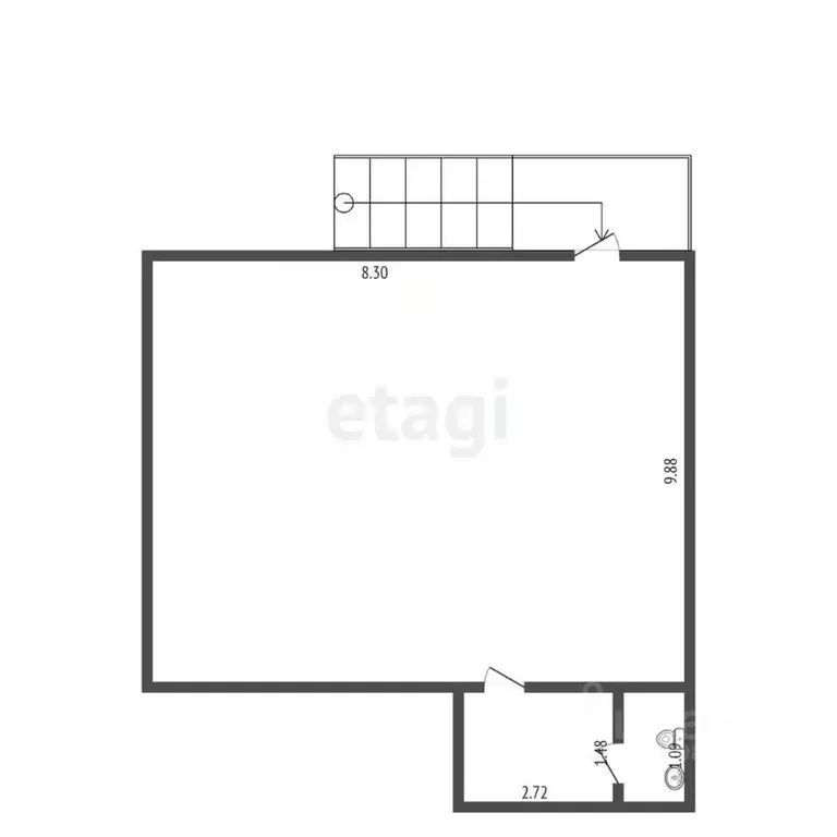 Офис в Ханты-Мансийский АО, Ханты-Мансийск ул. Конева, 18 (63 м) - Фото 1