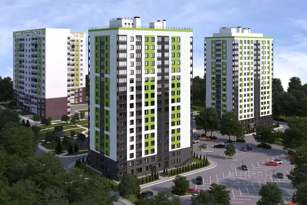 1-к кв. Калужская область, Калуга ул. Комфортная, 18 (32.7 м) - Фото 2