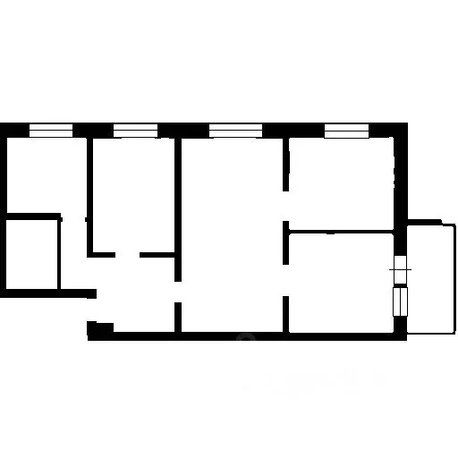 3-к кв. Тульская область, Тула Серебровская ул., 16Е (65.0 м) - Фото 1