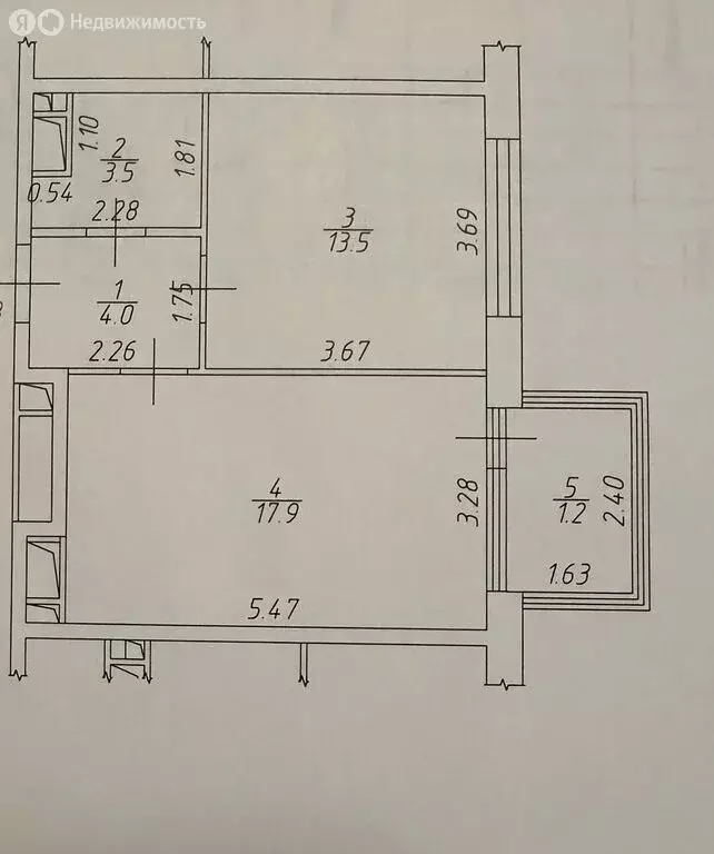 2-комнатная квартира: Москва, Ореховый бульвар, 24к3 (38.9 м) - Фото 0