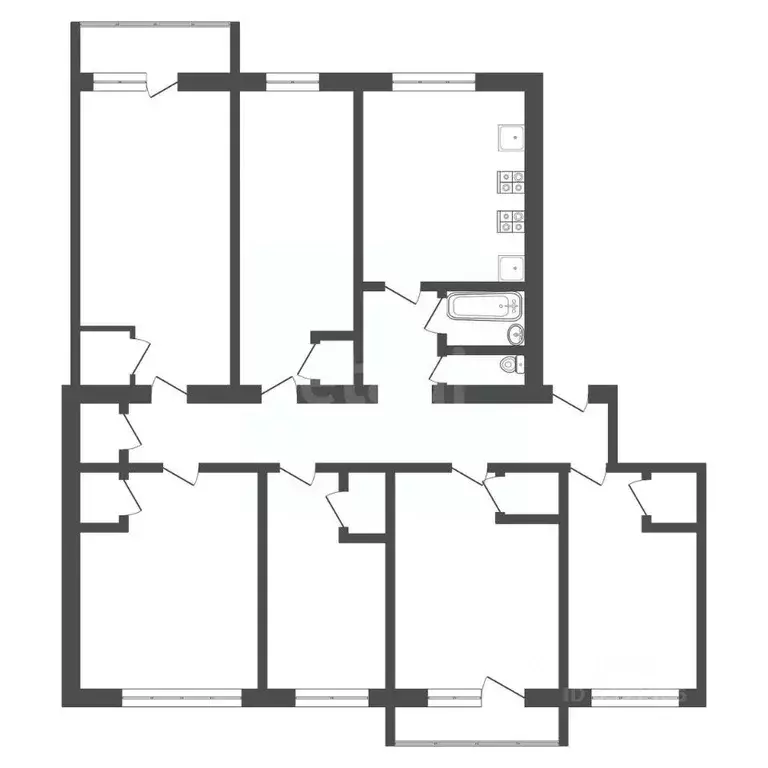 Комната Тульская область, Тула ул. Прокудина, 3 (12.4 м) - Фото 1