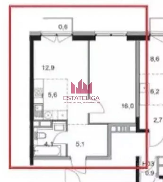 1-к кв. Москва Причальный проезд, 10к1 (45.0 м) - Фото 2