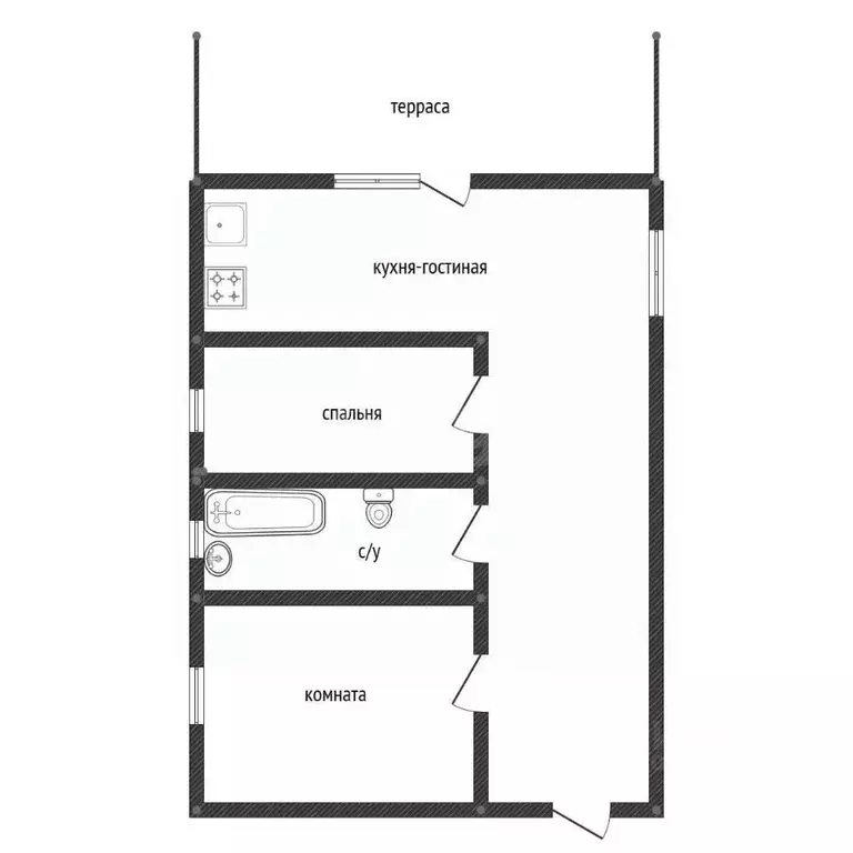 Дом в Башкортостан, Уфа городской округ, с. Нагаево, 29-й кв-л  (80 м) - Фото 1