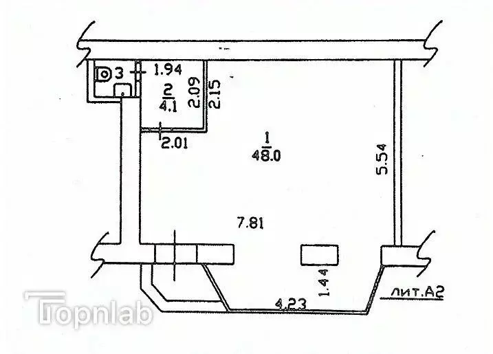 Торговая площадь в Тульская область, Тула просп. Ленина, 117 (54 м) - Фото 1