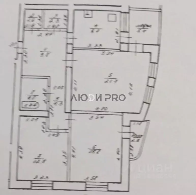 3-к кв. Башкортостан, Уфа Комсомольская ул., 125/1 (82.9 м) - Фото 1