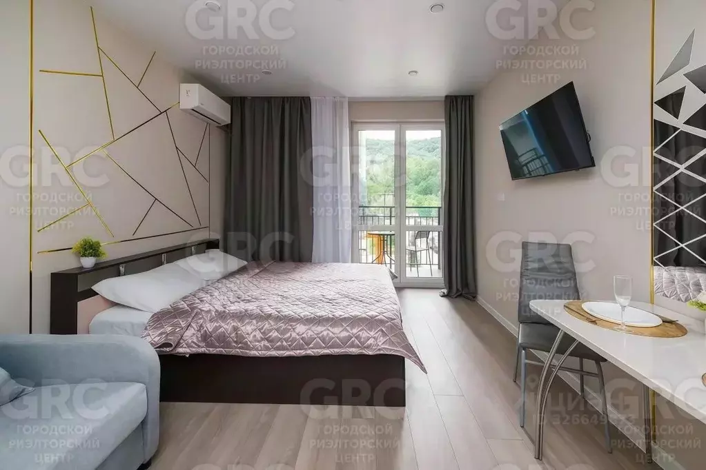 Студия Краснодарский край, Сочи ул. Искры, 88к8 (27.4 м) - Фото 1