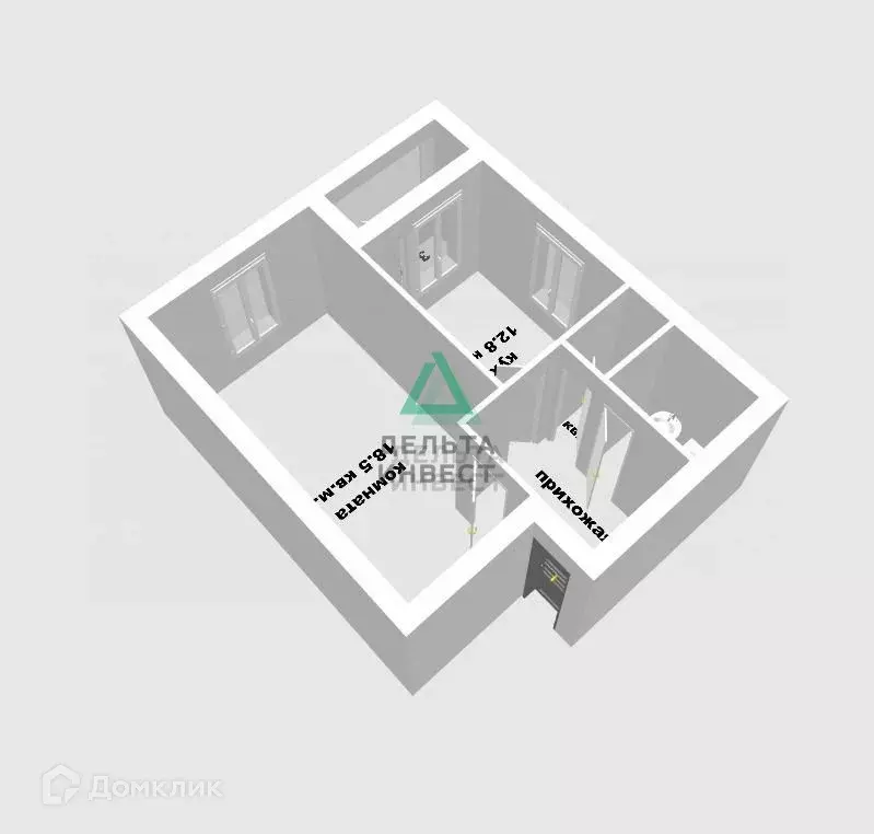 Продаётся 1-к квартира, 43 м - Фото 0