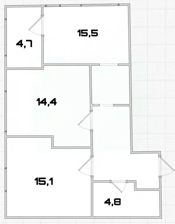 2-к кв. Пензенская область, Пенза ул. Измайлова, 46 (63.0 м) - Фото 2