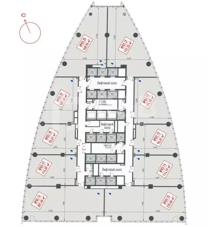 Офис (172.23 м) - Фото 1