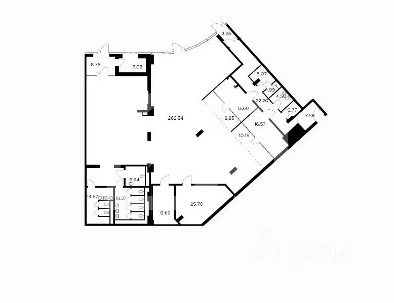 Торговая площадь в Москва ул. Эдуарда Стрельцова, 2к2 (725 м) - Фото 1