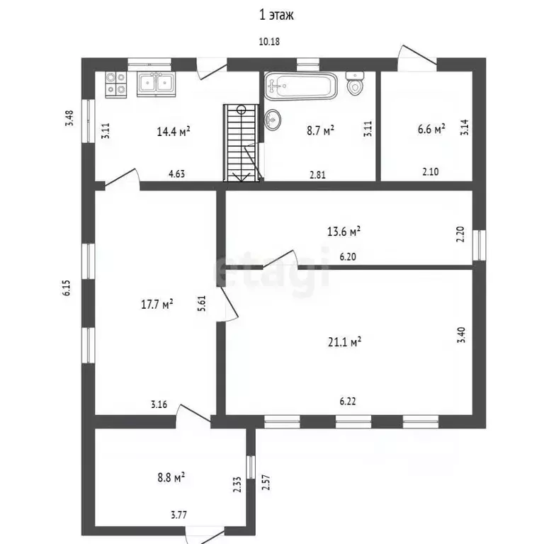 Дом в Смоленская область, Рудня ул. Шевцова, 10 (117 м) - Фото 2