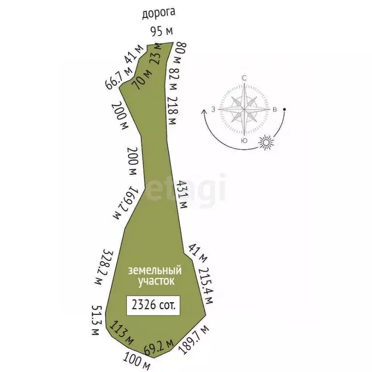 Участок в Ярославская область, Ярославский муниципальный округ, ... - Фото 2