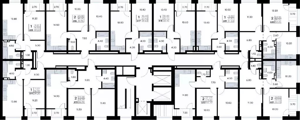 2-к кв. Приморский край, Владивосток ул. Нейбута, 135 (53.2 м) - Фото 2