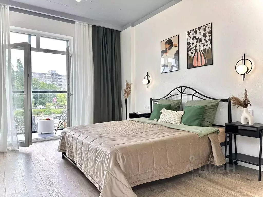 1-к кв. Калининградская область, Калининград Октябрьская ул., 12 (42.0 ... - Фото 2