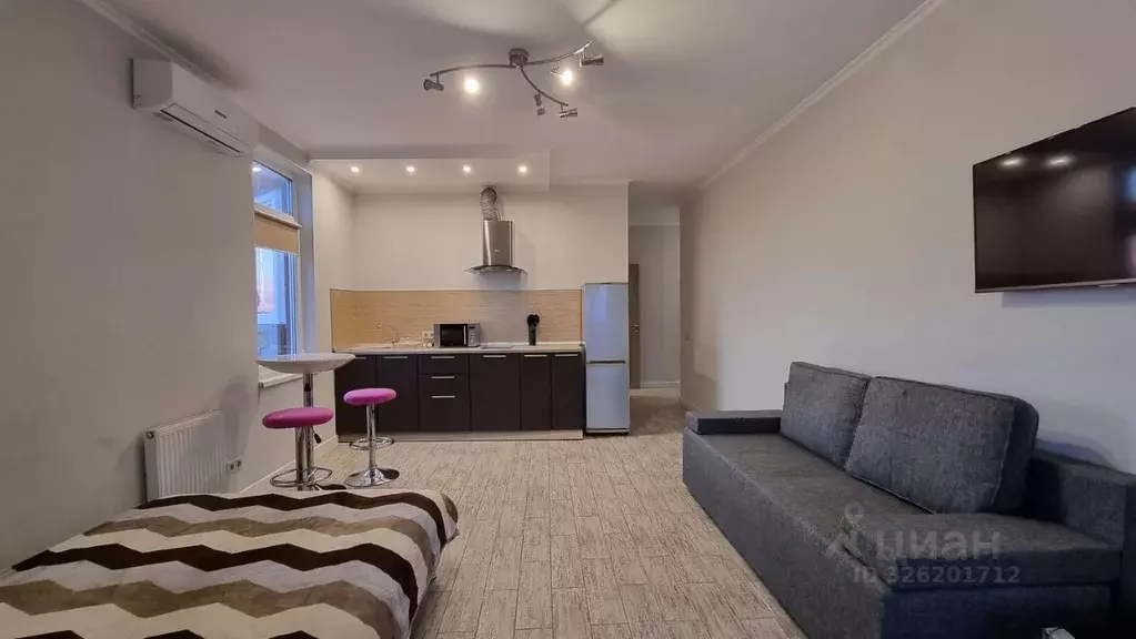 Студия Краснодарский край, Сочи Виноградная ул., 22/1 (31.6 м) - Фото 1