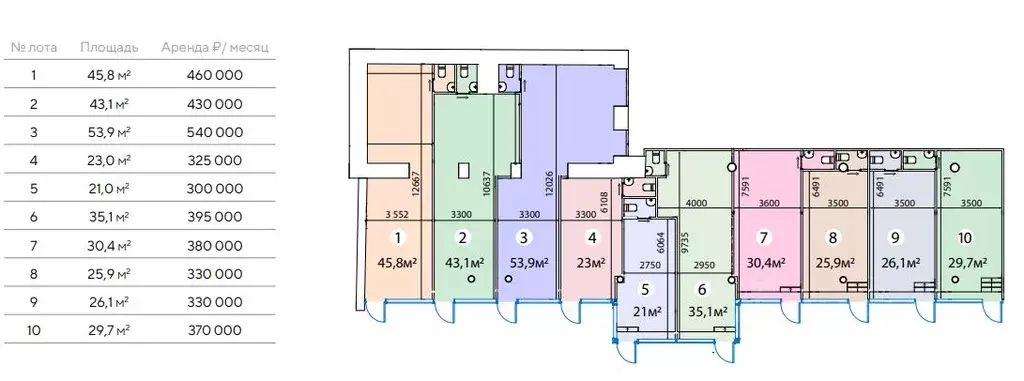 Торговая площадь в Москва ул. Красная Пресня, 12 (21 м) - Фото 1