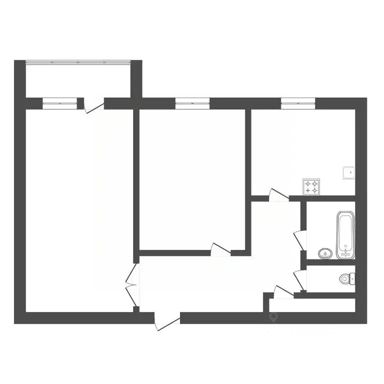 4-к кв. Амурская область, Благовещенск Кузнечная ул., 27 (70.0 м) - Фото 1