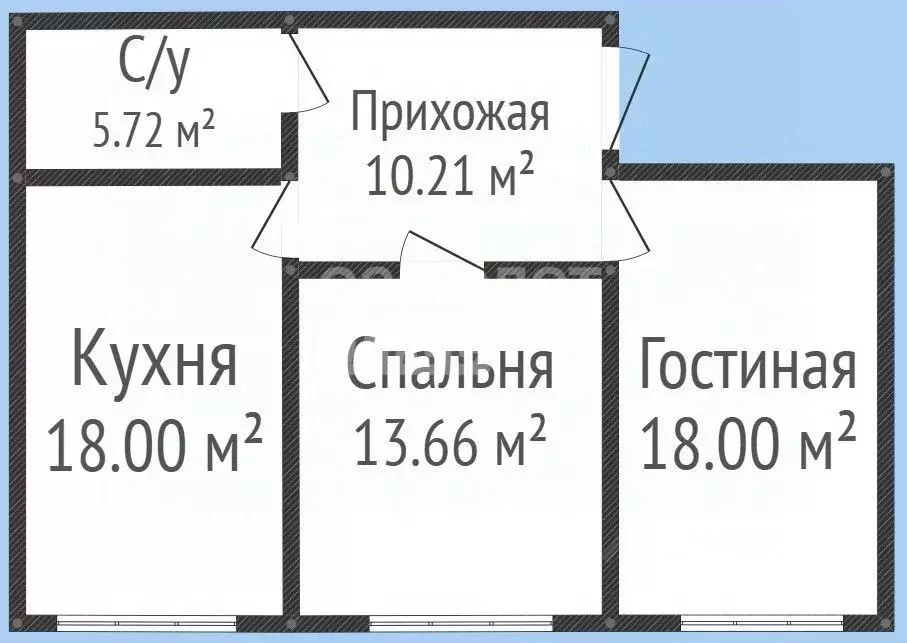 2-к кв. Дагестан, Махачкала Научный Городок мкр, ул. Самурская, 85 ... - Фото 1