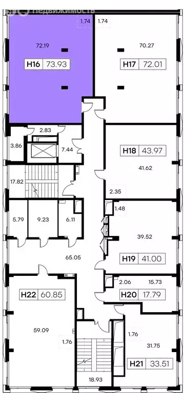 Офис (73.93 м) - Фото 2