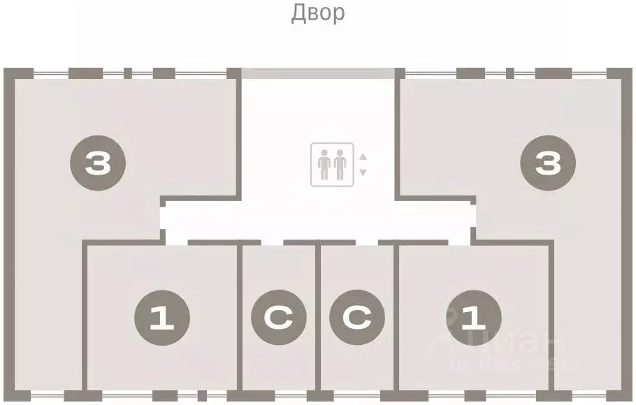 1-к кв. Тюменская область, Тюмень ул. Республики, 203к1 (44.28 м) - Фото 1