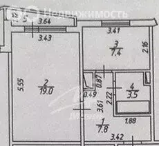 1-комнатная квартира: Балашиха, микрорайон Железнодорожный, Юбилейная ... - Фото 0