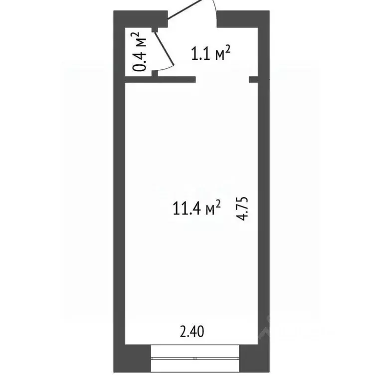 Комната Севастополь ул. Героев Подводников, 8 (13.0 м) - Фото 2