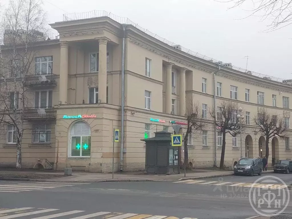 2-к кв. Санкт-Петербург, Санкт-Петербург, Пушкин Ленинградская ул., 1 ... - Фото 1