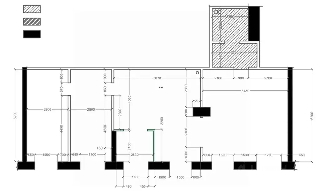 Помещение свободного назначения в Санкт-Петербург Днепропетровская ... - Фото 1