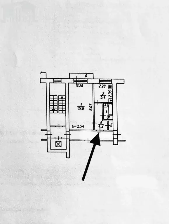 1-к кв. Московская область, Истра ул. Ленина, 7 (33.3 м) - Фото 1