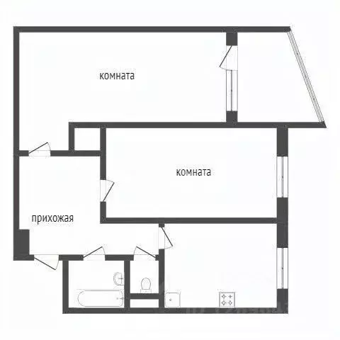 2-к кв. Москва Дубнинская ул., 12К1 (43.1 м) - Фото 2