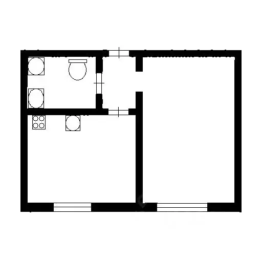 1-к кв. Татарстан, Казань ул. Адоратского, 4а (40.0 м) - Фото 1