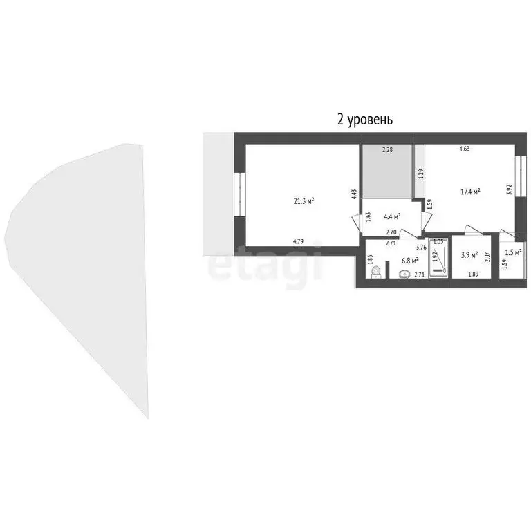 3-комнатная квартира: Калининград, Озёрная улица, 15 (124 м) - Фото 1