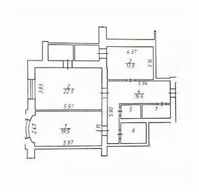 2-к кв. Калужская область, Калуга ул. Фридриха Энгельса, 149 (83.3 м) - Фото 2