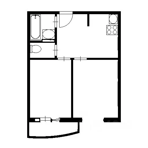 2-к кв. Челябинская область, Верхний Уфалей ул. Некрасова, 12 (42.2 м) - Фото 2
