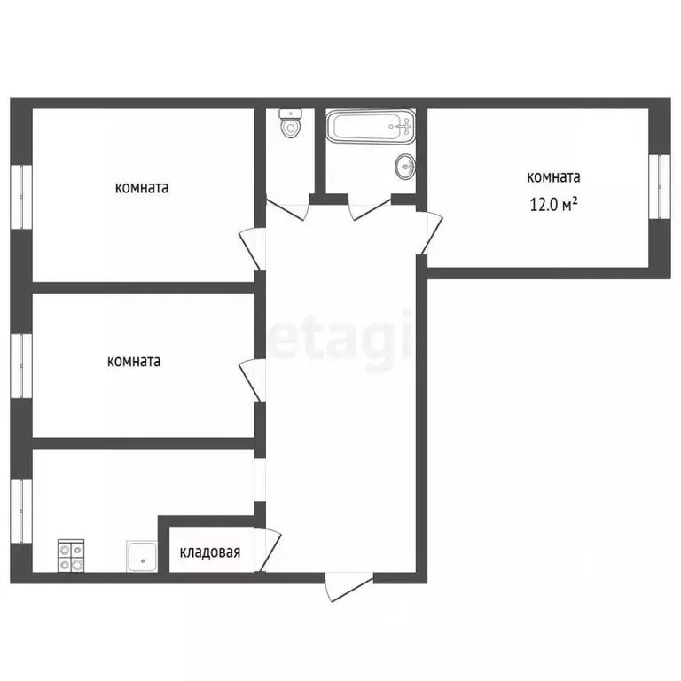 Комната Челябинская область, Челябинск ул. Мамина, 7А (12.9 м) - Фото 2