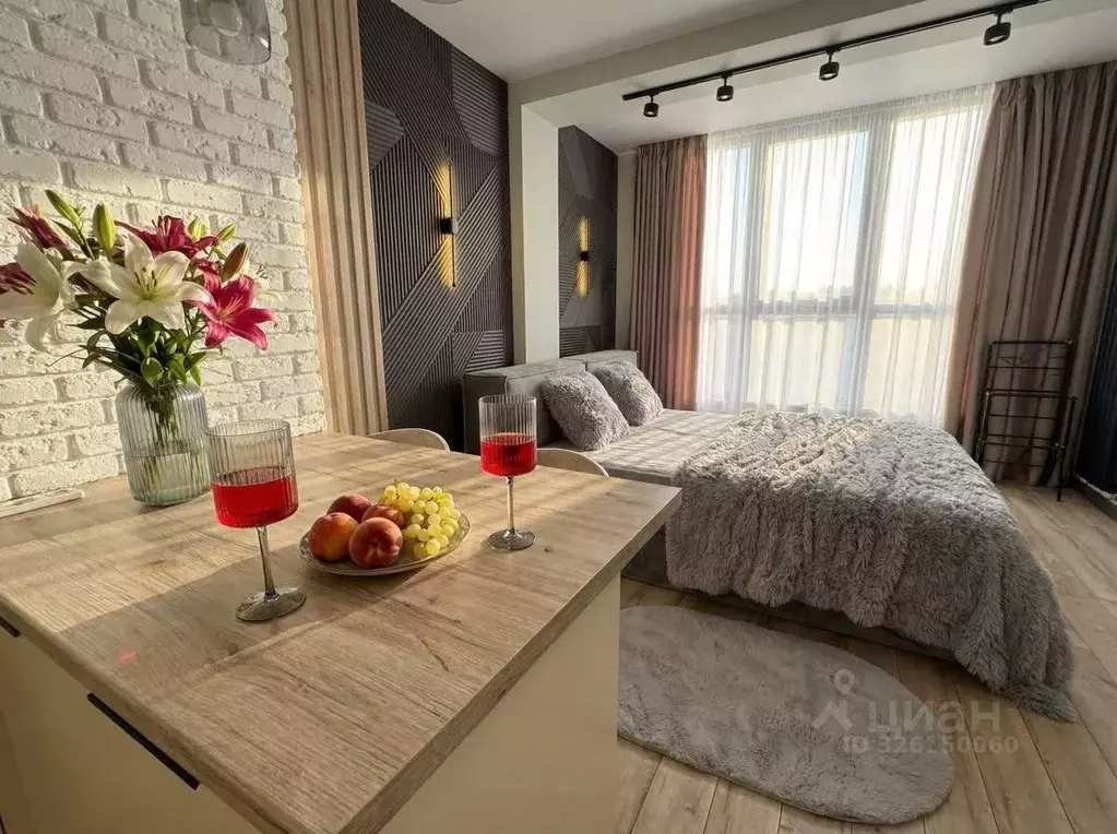 Студия Севастополь ул. Парковая, 15 (27.5 м) - Фото 1